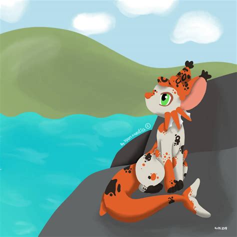 Being by the Ocean (Art Trade) by Little-Miss-Eevee on DeviantArt