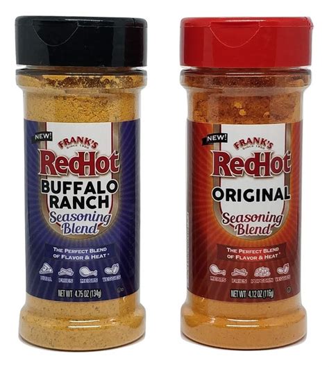 Buy Frank's RedHot Seasoning Set: Frank's RedHot Original and Buffalo ...