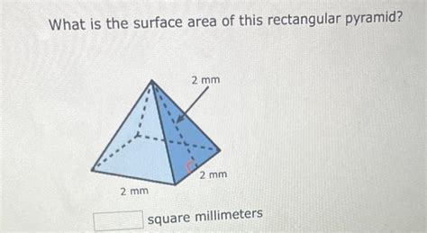 Image result for Find Surface Area of Rectangular Pyramid