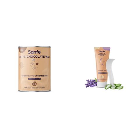 Sanfe Detan Chocolate Wax for Smooth Hair Removal - 600gm with ...