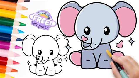Image result for Easy Elephant Drawing
