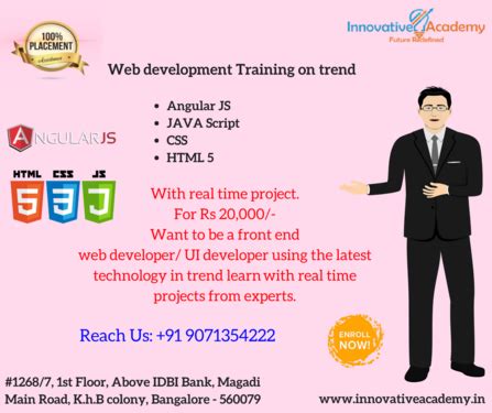 Web Development Training With Trend On Real Time Project - Software ...