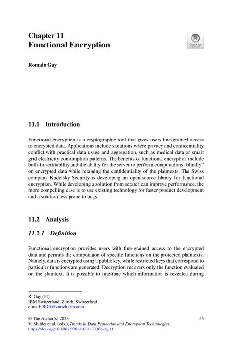 Image result for Implementing Functional Encryption