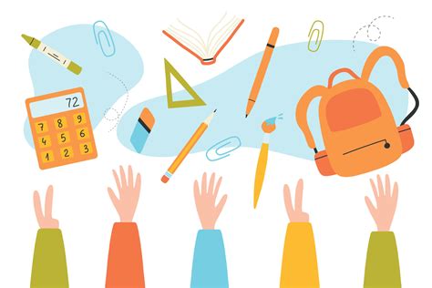 End of school. Poster banner end of school. Last day of school ...