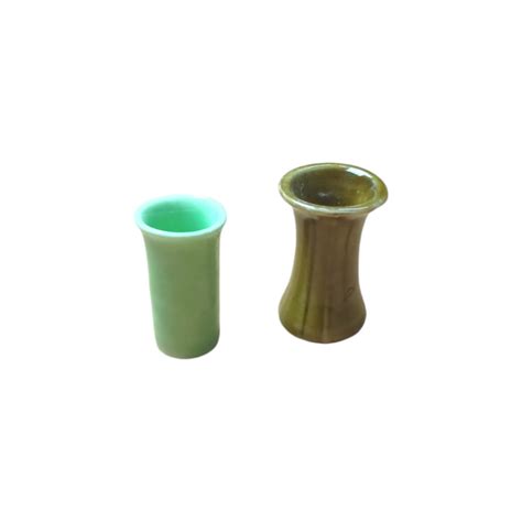 Green & Brown Vase 2 Pcs Set – HOMEDEKAR