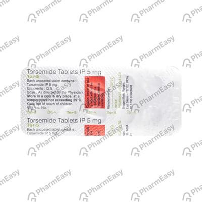 Tor 5 MG Tablet (10): Uses, Side Effects, Price & Dosage | PharmEasy