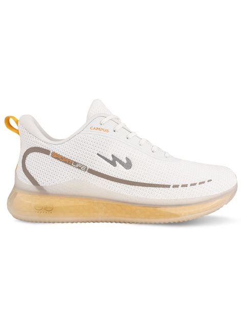 Buy Running Shoes For Men: Sensor-Off-Wht-Mstd | Campus Shoes