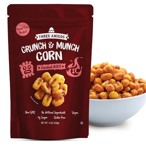 Amazon.com: Three Amigos Corn Nuts Suger Free, 100% Vagan, Peanut Free ...