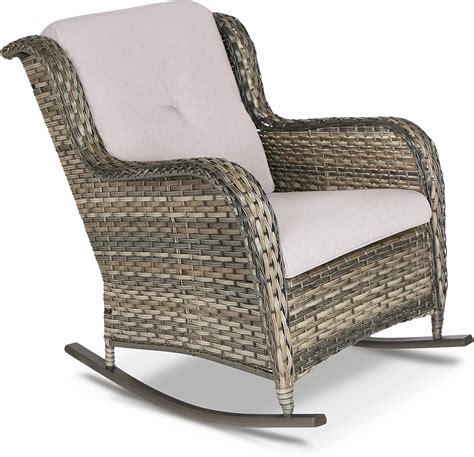 Joyside Outdoor Wicker Rocking Chair All-Weather India | Ubuy