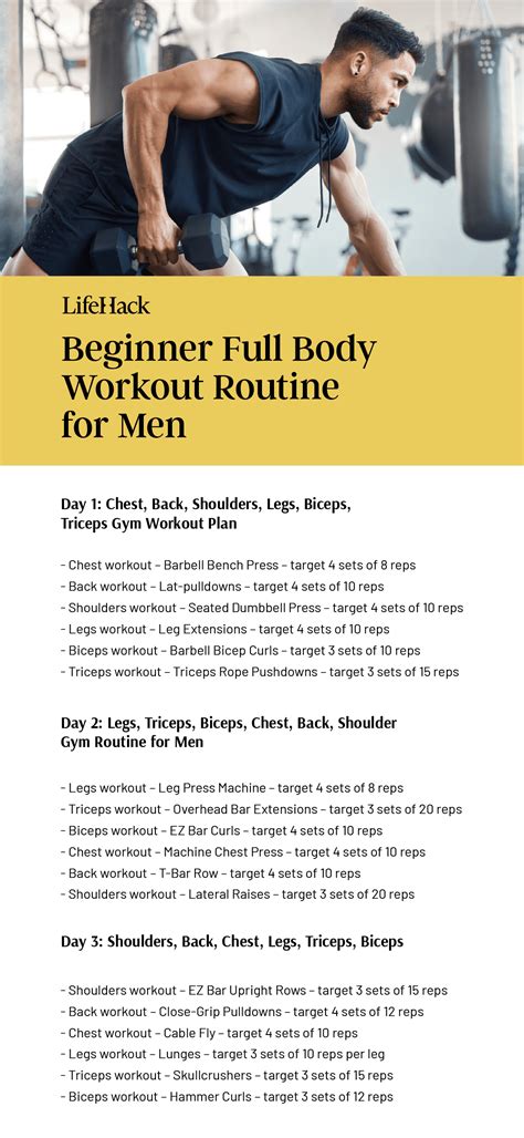 Image result for Beginner Gym Workout Routine