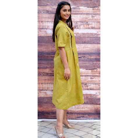 Women Chikankari Cotton Dress - Women Cotton Chikankari Dress – Charkha ...
