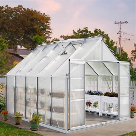 Amazon.com : YITAHOME 10x8FT Polycarbonate Greenhouse Large Heavy Duty ...