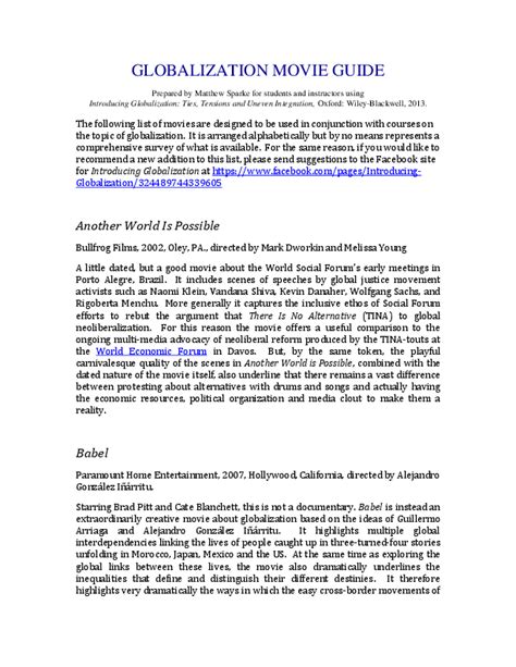 Globalization Movie 的图像结果
