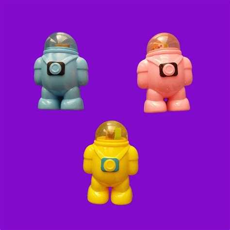 Kids Favourite Cute Astronaut Pencil Sharpner With Erasers