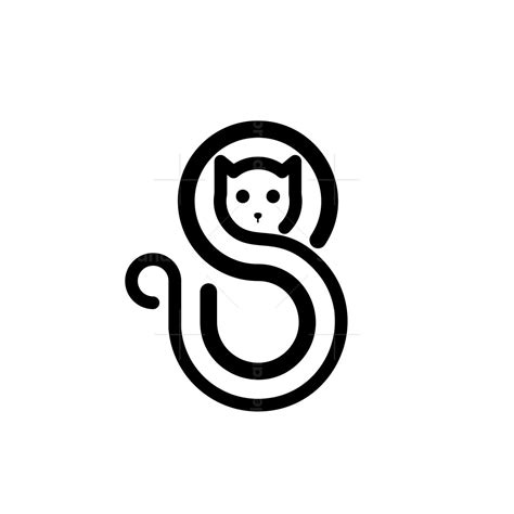 Letter S Cat Logo | Scalebranding
