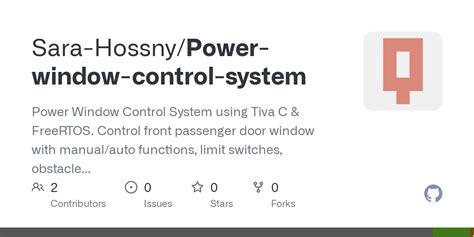 GitHub - Sara-Hossny/Power-window-control-system: Power Window Control ...
