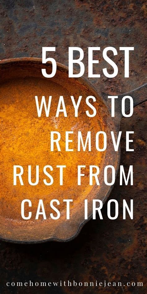 Image result for Remove Rust From Cast Iron Cookware