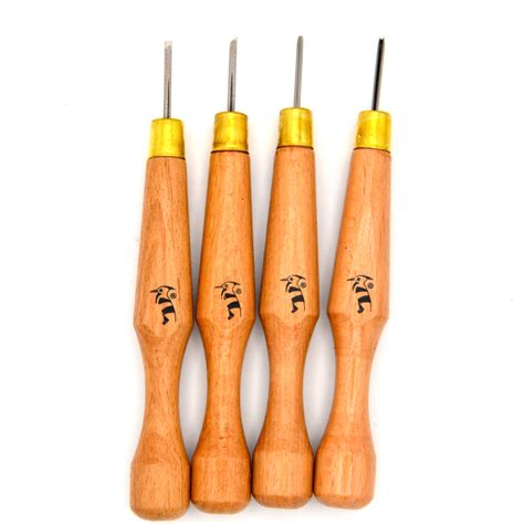 Miniature Wood Carving Knives 4 Set - The Paint Spot - Art Supplies and ...