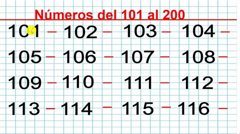 Tabela De 101 A 200 - EDUCA