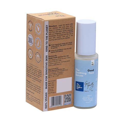 The Good Hygiene Co Good Soothing Face Serum 50ml - Cureka