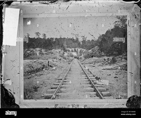 Railroad near Tunnel Hill, Ga Stock Photo - Alamy