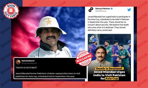 Javed Miandad's 2023 Controversial Invite To The Indian Team Viral As ...