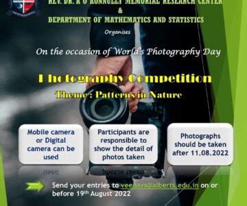 Photography Competition – St. Albert's College (Autonomous), Kochi ...