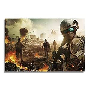 Amazowls Battlefield 3 - Destructions in Battle pc video gaming poster ...