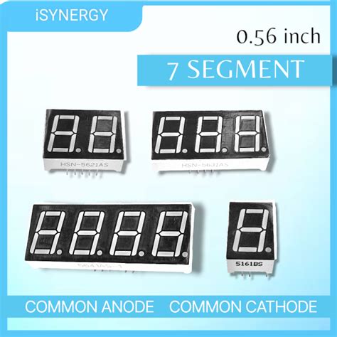 Image result for 7-Segment Anode Cathode