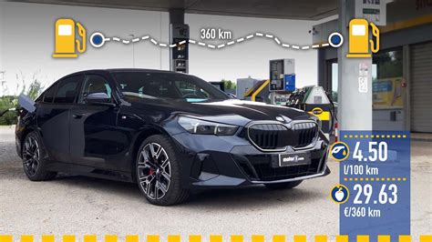 BMW Serie 5 diesel mild hybrid (2024), la prova dei consumi reali