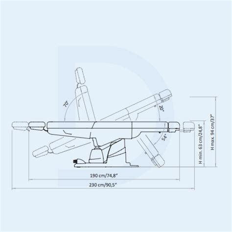 Fauteuil de traitement Lemi Tesera 4M - acheter en ligne chez Dermat