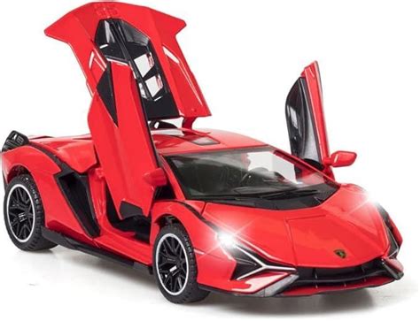 Minniq STORE 1:32 Lamborghini Sian Diecast Metal Pullback Toy car with ...
