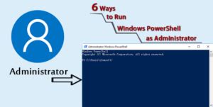 Image result for Select Administrator Windows PowerShell