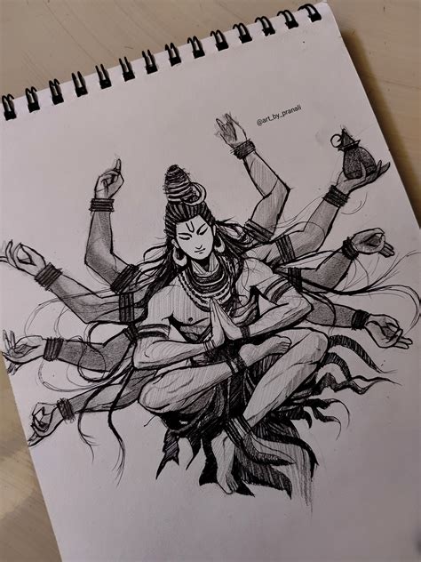 Drawing Of Mahadev