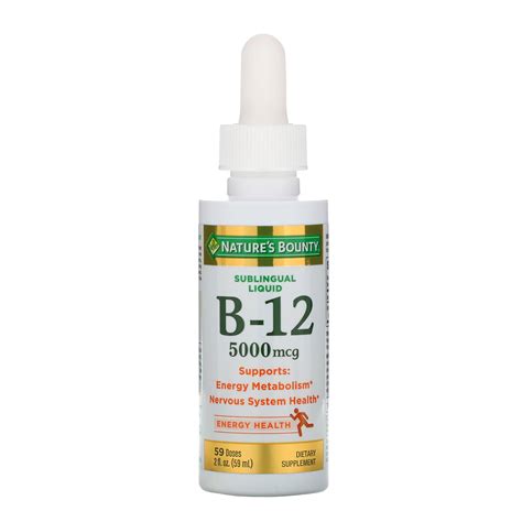 Nature's Bounty Vitamin B12 Drops at Lola Orlando blog