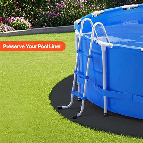 VEVOR 21ft Round Pool Liner Pad, Pool Liner Pad for Above Ground ...