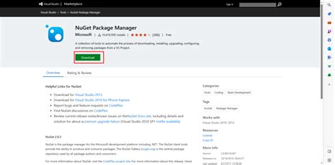 NuGet Tutorial Visual Studio 2010 的图像结果