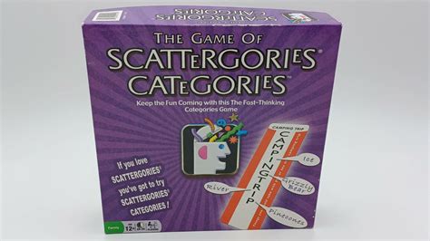 Scattergories Categories Board Game Rules Explained With Pictures ...