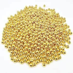 Dreamlover 1000pcs Golden Pearl Beads Sets Round Shape 6mm Pearl Bead ...