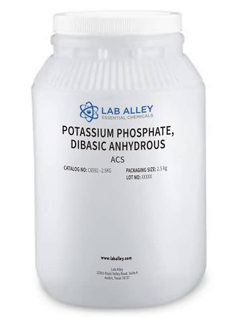 Potassium Phosphate Dibasic Anhydrous, ACS Grade | Lab Alley