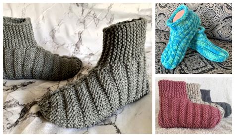Image result for Bootie Slipper Knitting Pattern