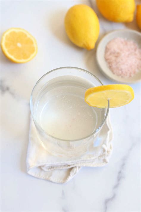 Lemon Salt Water - Delightful Mom Food