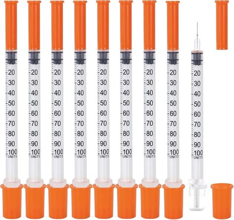 Amazon.com: Verifine U-100 Insulin Syringe, 31G 5/16“ 1cc Individually ...