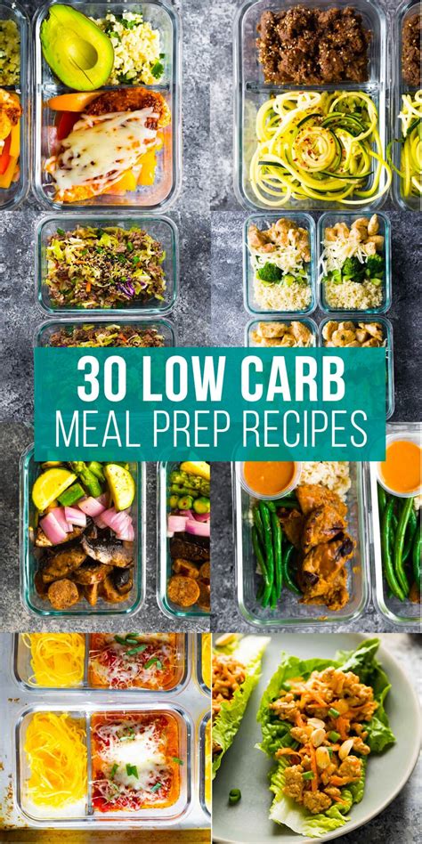 30 Low Carb Meal Prep Recipes (Great for Lunch!)
