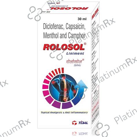 Rolosol Liniment 30 ml - Save 53% on Substitute Medicine