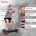 Buy Lifelong Stepper For Exercise - Max 200 kg Capacity, Black & Red ...