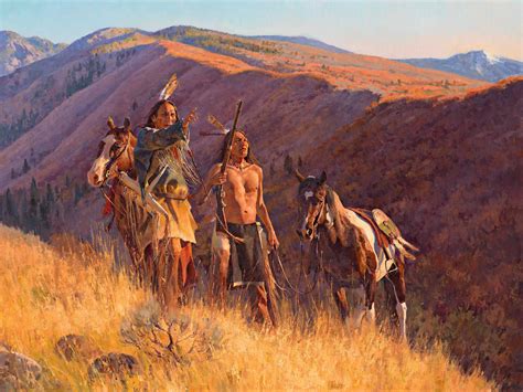 Jim C. Norton, On the Ridge Top | Native american artwork, American ...