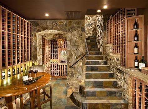 Collins Residence Wine Room | Home wine cellars, Wine cellar basement ...