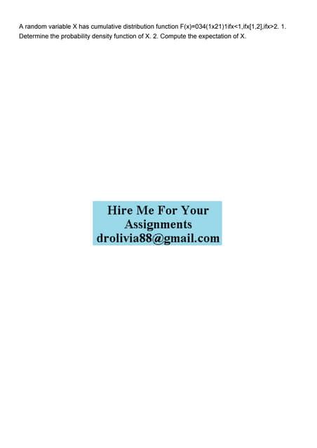 Image result for Distribution Function of a Random Variable