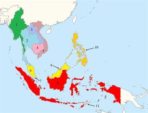 Mapping Southeast Asia Quiz | Asia | 11 Questions